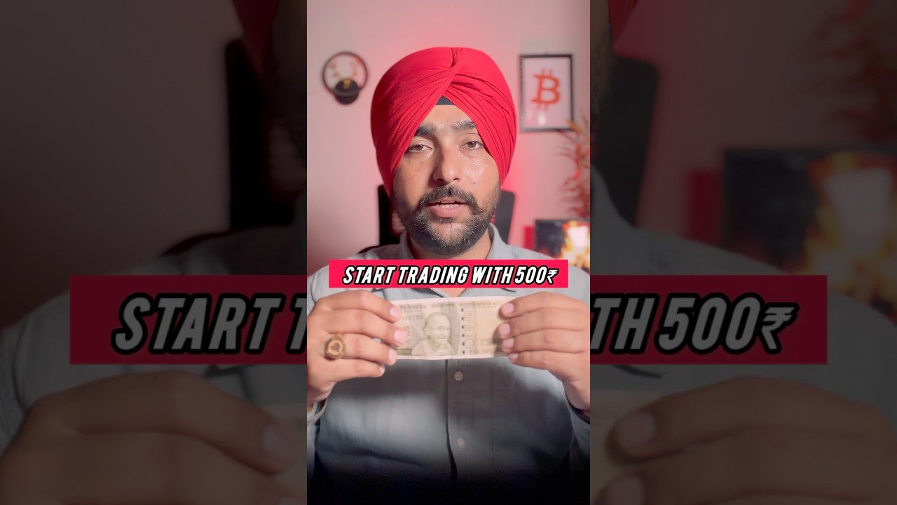 How To Start Crypto Trading With ₹500 | Beginner’s Guide
