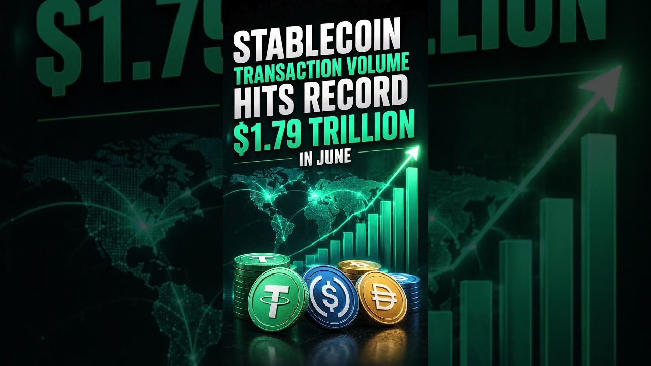 Stablecoin Transaction Volume Hits Record $1.79 Trillion In June |