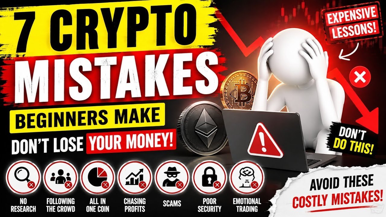 7 Crypto Mistakes Beginners Make That Could Cost You Money