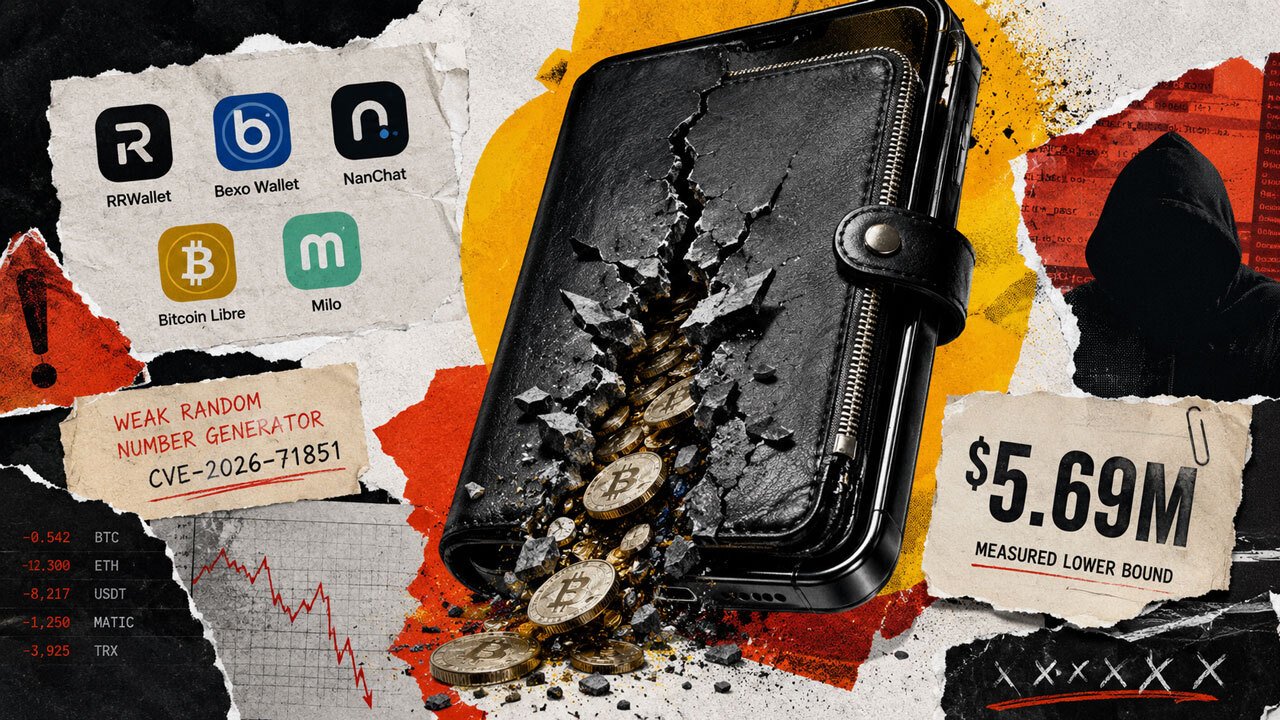A 12-year-old flaw hit five crypto wallets and drained $5.69 million