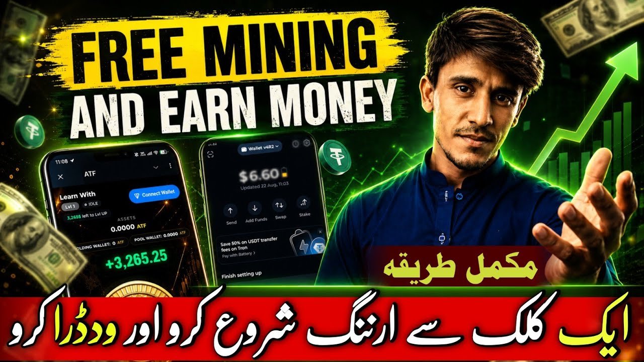 Free Atf Mining On Telegram | How To Mine &