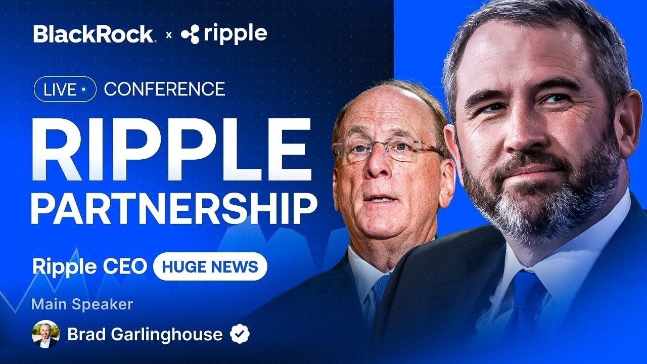 Live: Brad Garlinghouse On Ripple And Blackrock Partnership Game