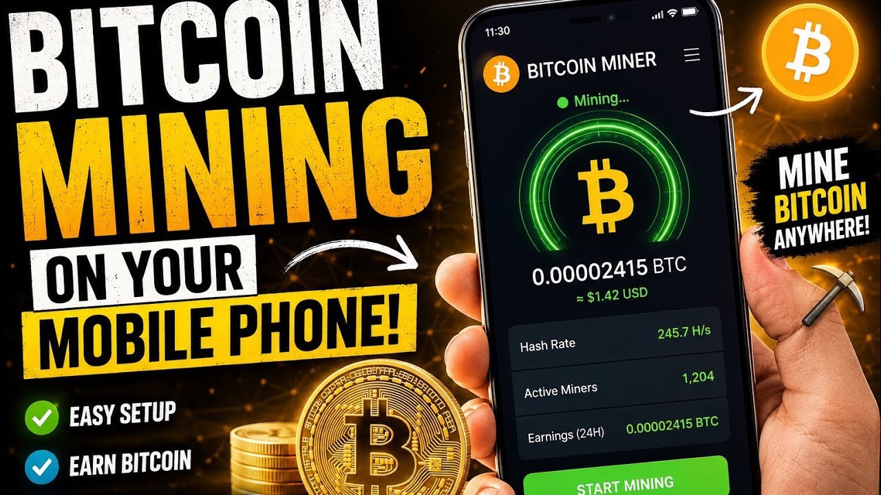 Mine Bitcoin On Your Mobile Phone