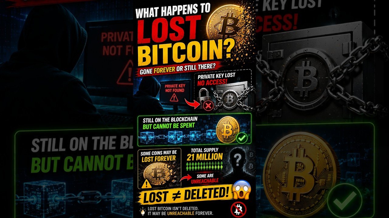 What Happens To Lost Bitcoin? ₿ Can It Ever Be