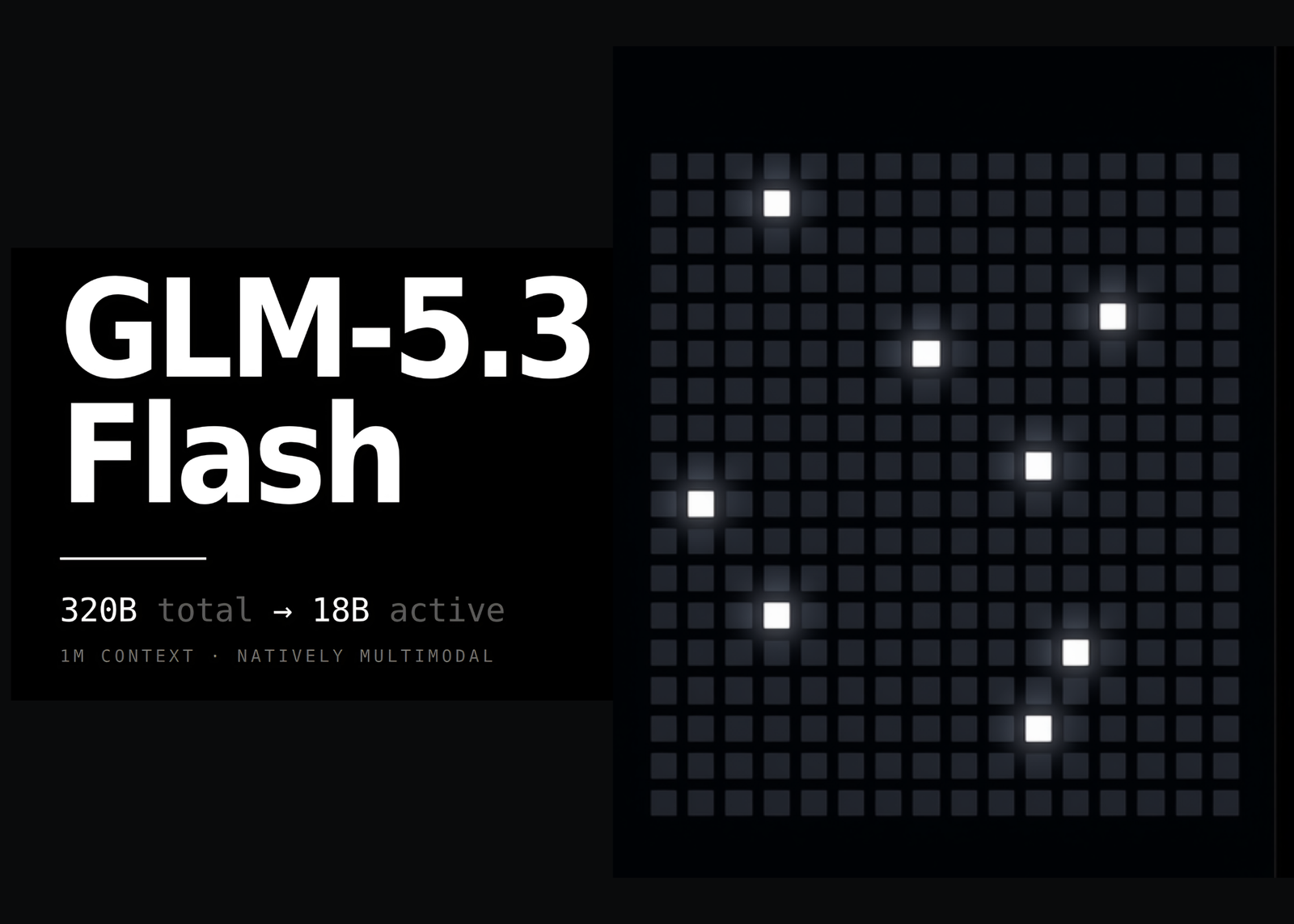 Z.ai Releases GLM-5.3-Flash: A 320B-A18B Natively Multimodal MoE With a 1M-Token Context