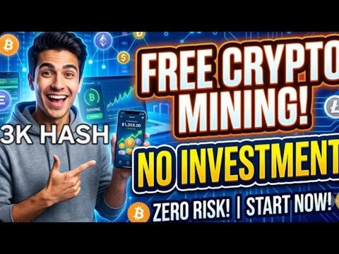 Crypto Mining Without Investing ?! Join Nowww