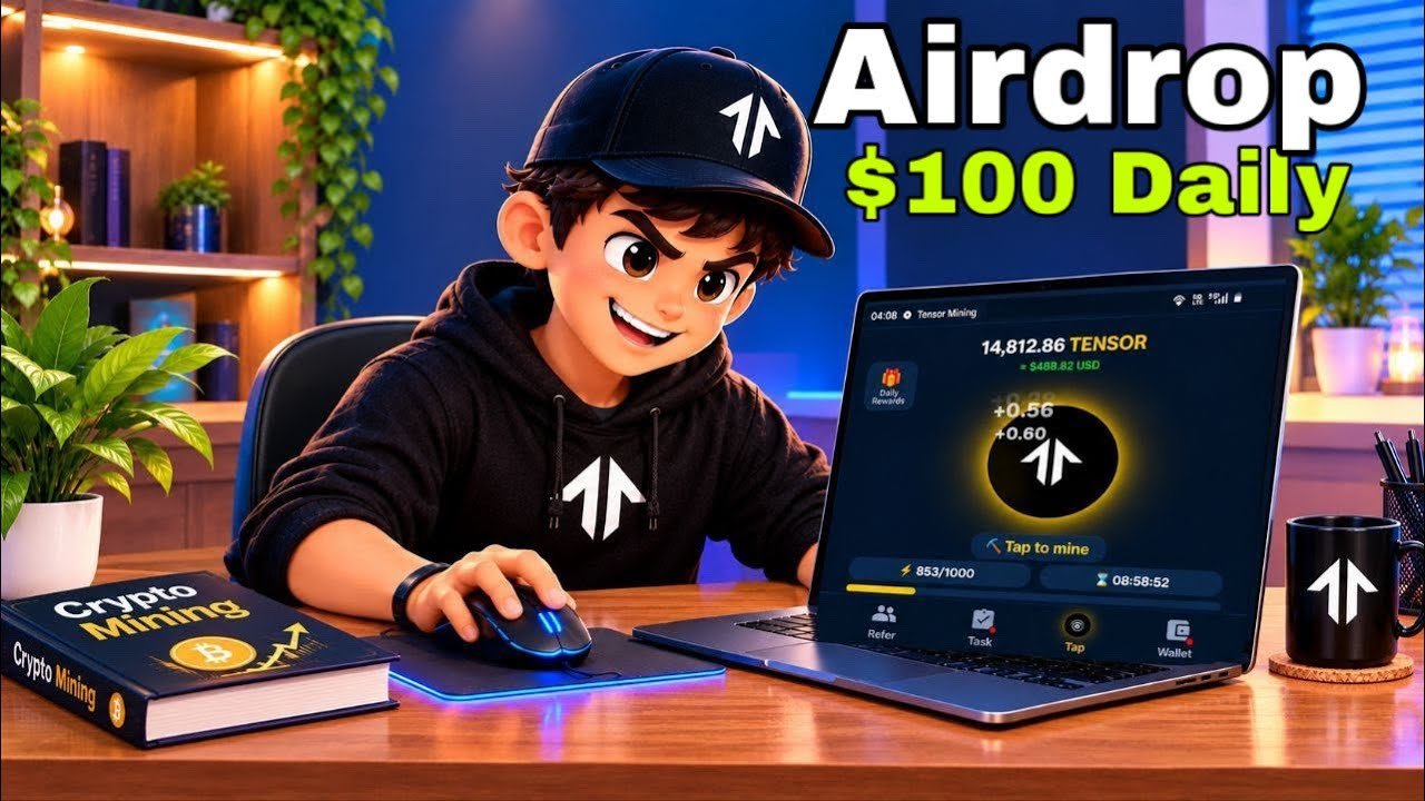 New Crypto Airdrop | Start Crypto Mining| Step By Step Guide Earn