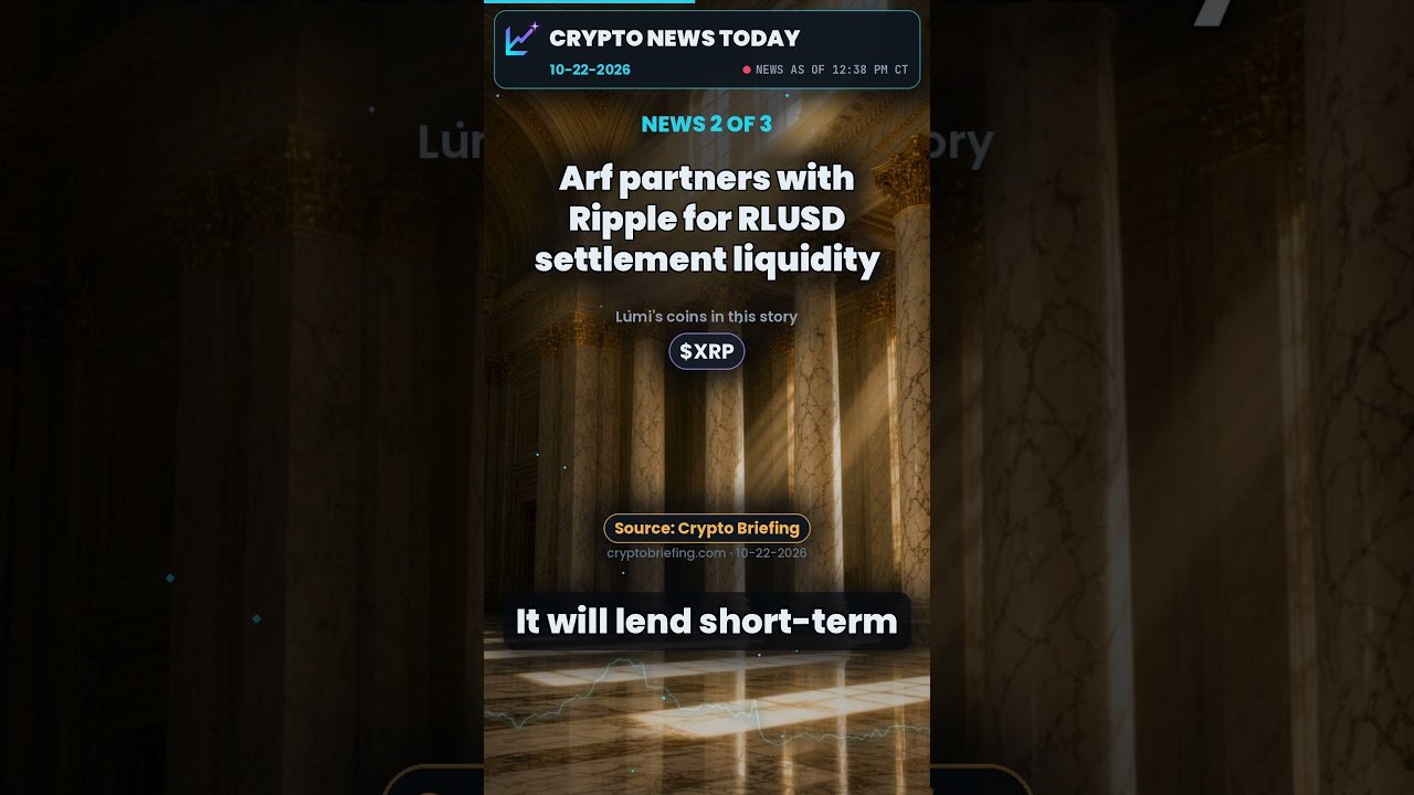 Crypto News Today 10 22 2026: Cross River Bank Opens Rlusd Payments