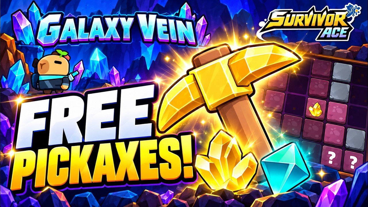 Galaxy Vein Guide: Free Pickaxes, Mining Results & Best Tips