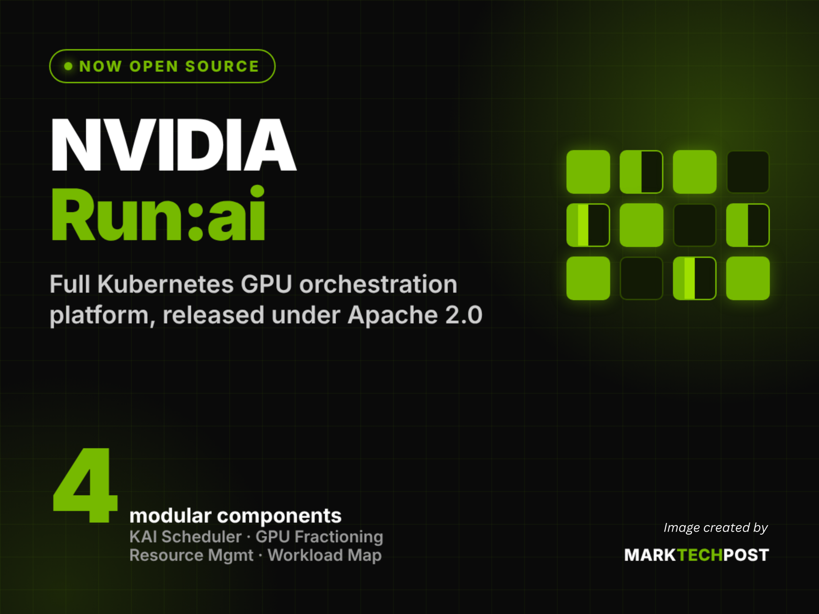 NVIDIA Open Sources Run:ai Under Apache 2.0 for Kubernetes GPU Orchestration