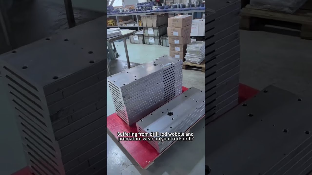 Rock Drill Support Plate & Central Drill Guide Plate |