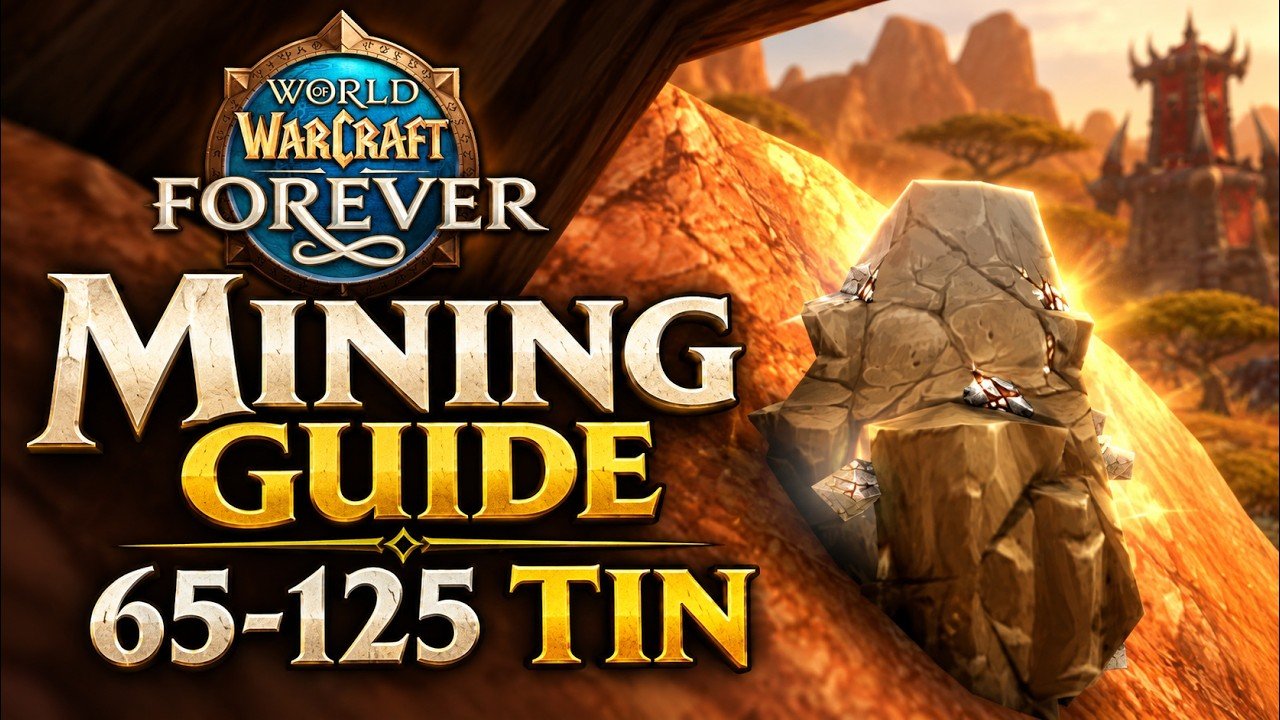 Wow Forever Mining Guide: Best Tin Vein Farming Spot 